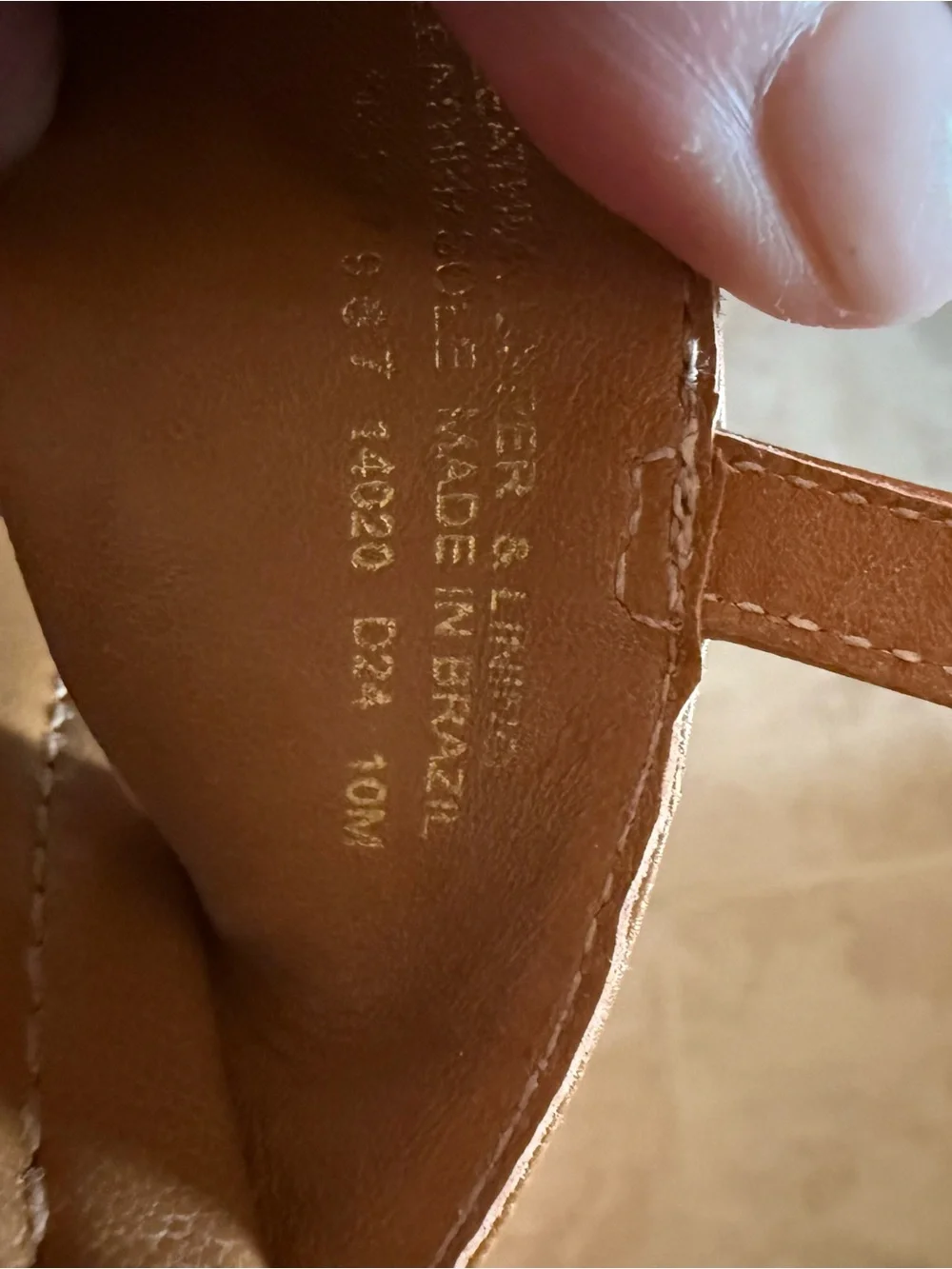Tory Burch Tan Eleanor Leather Slingback Sandals